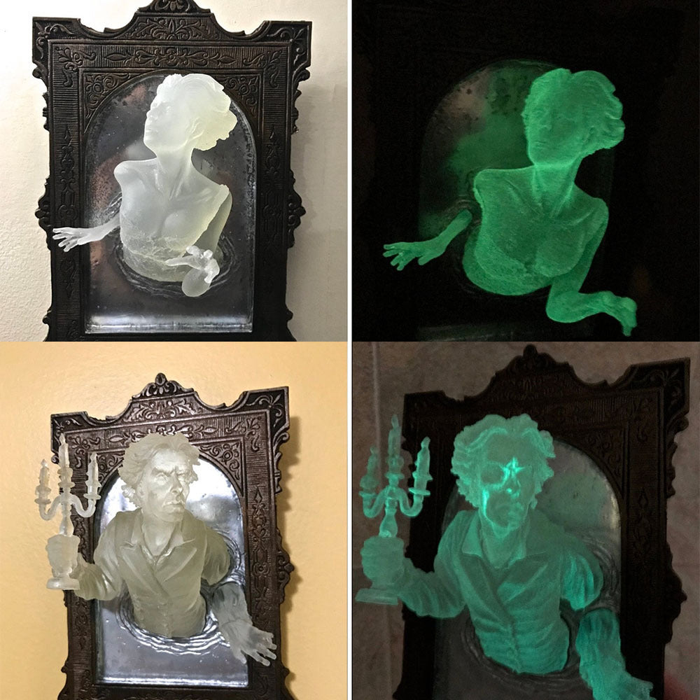 Ghost Ornament Mirror Decoration