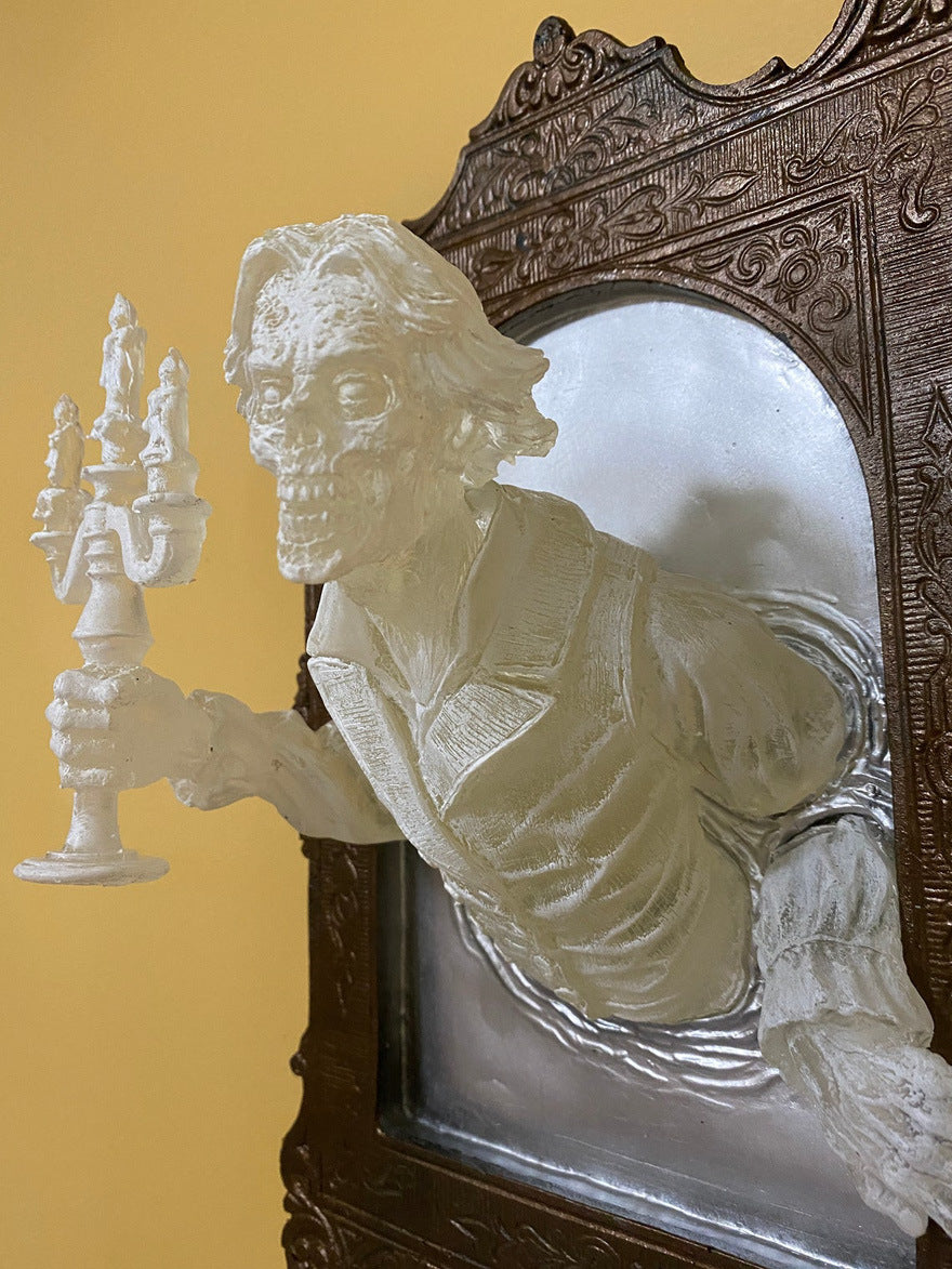 Ghost Ornament Mirror Decoration