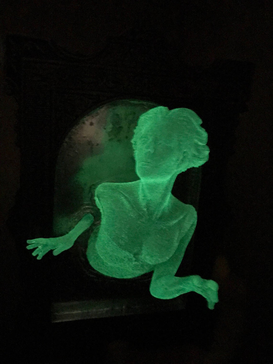 Ghost Ornament Mirror Decoration