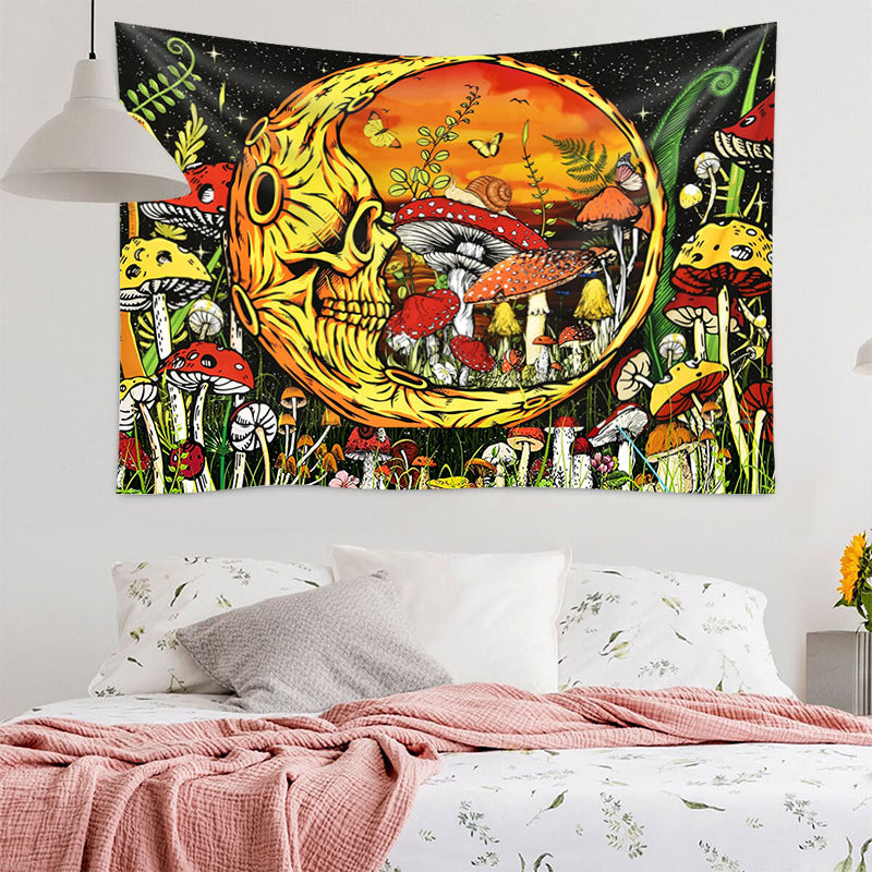 Skull Moon Tapestry