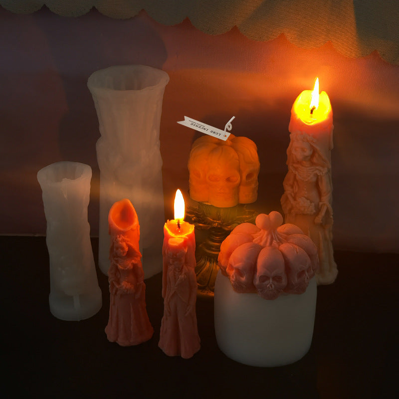 Halloween / Spooky silicone candle molds