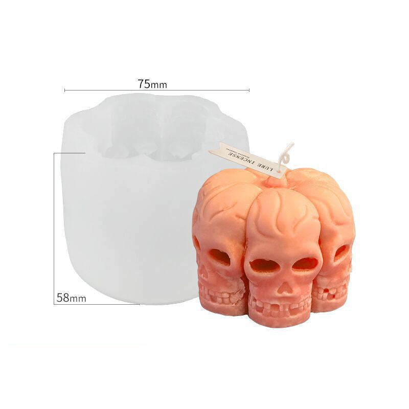 Halloween / Spooky silicone candle molds