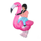 Inflatable flamingo suit