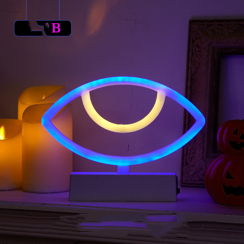 Neon Sign Halloween Decor