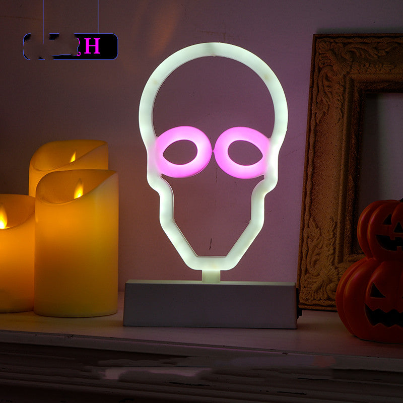 Neon Sign Halloween Decor