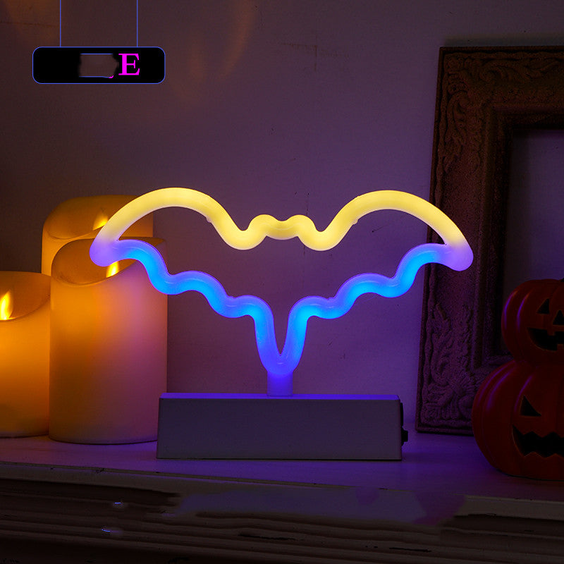 Neon Sign Halloween Decor