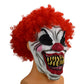 Redhead Big Mouth Clown Latex Mask
