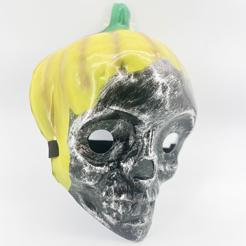 Glowing Skull Pumpkin Mask LED