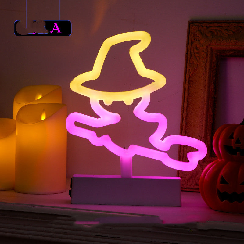 Neon Sign Halloween Decor