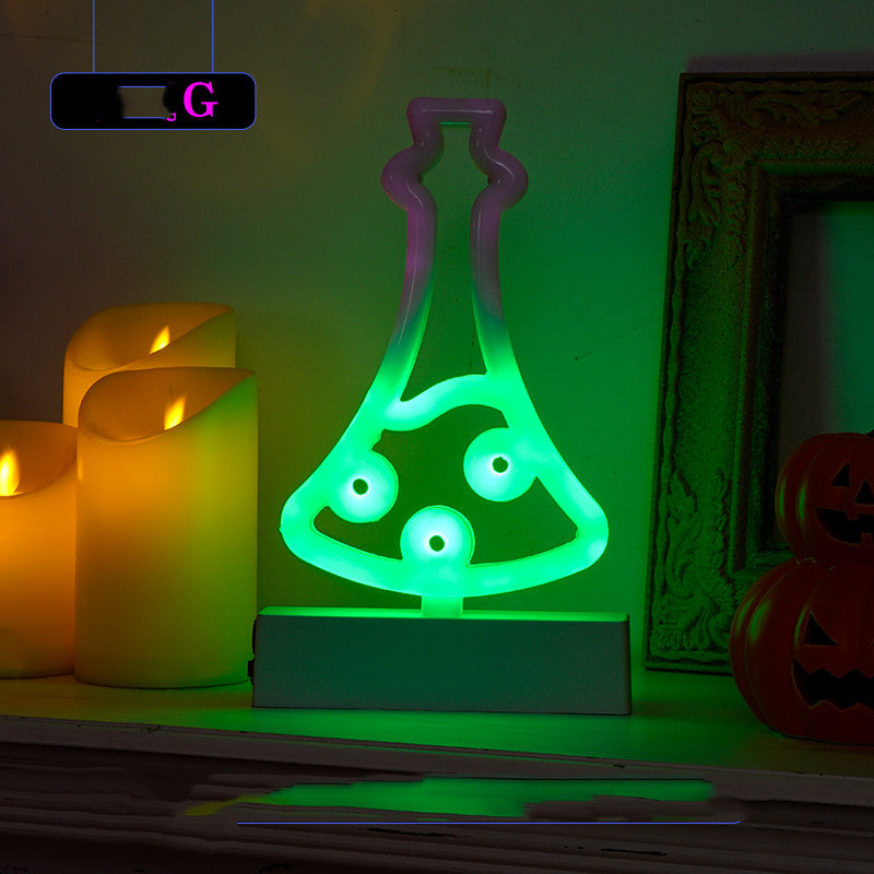 Neon Sign Halloween Decor